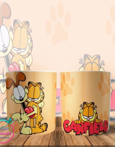 Tazas sublimada de Garfield