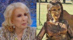 Mirtha Legrand volvió a criticar la estatua que hicieron en su honor en Villa Cañás: “Yo soy hermosa y eso es horrible”