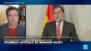 Gabriel Puricelli: «No es la primera vez que Mariano Rajoy hace comentarios de corte racista»