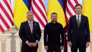 Enviados de Trump se reúnen con Zelenski en Ucrania